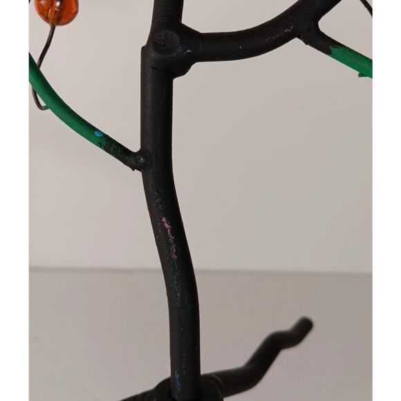 Votive Cone Cup Tree Stand Metal Branches Black Brutalist Tealight Candle Holder - Picture 10 of 12